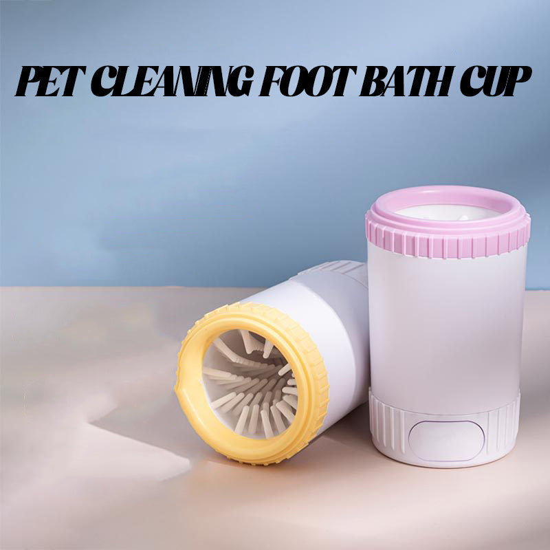 JMT-728970 Automatic Pet Foot Wash Cup for Dogs and Cats - Smart Cleaning Tool for Paws - Compact and Easy to Use (14.4 cm x 9.2 cm)
