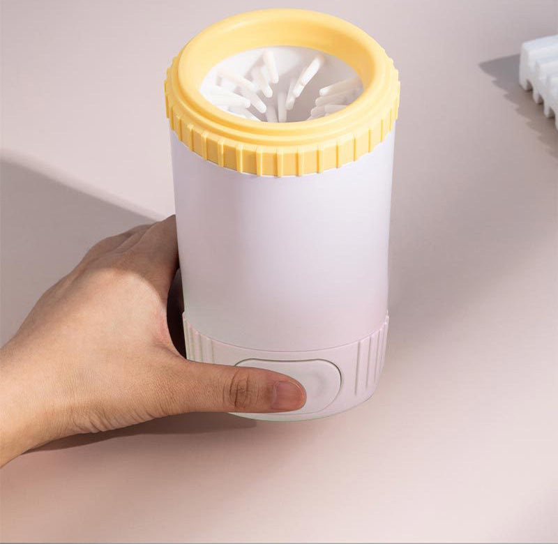 JMT-728970 Automatic Pet Foot Wash Cup for Dogs and Cats - Smart Cleaning Tool for Paws - Compact and Easy to Use (14.4 cm x 9.2 cm)