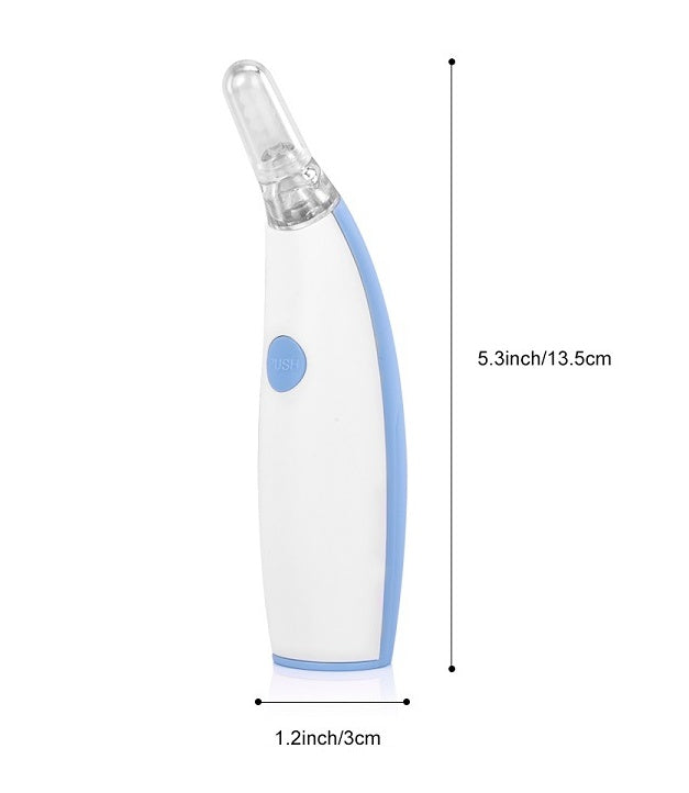 JMT-729034 Rotating Earwax Vacuum with Spiral Silicone Tips and LED Light for Safe Ear Cleaning