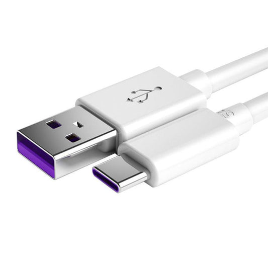 JMT-729226 5A Type-C Fast Charge Data Cable - Durable, Tangle-Free, Available in 1m, 1.5m, 2m Lengths