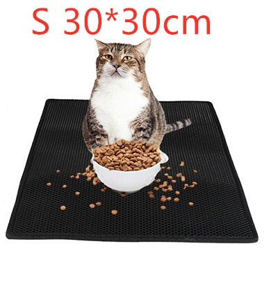 JMT-729354 Honeycomb Cat Litter Mat - Waterproof & Urine-Proof Design for Easy Cleaning