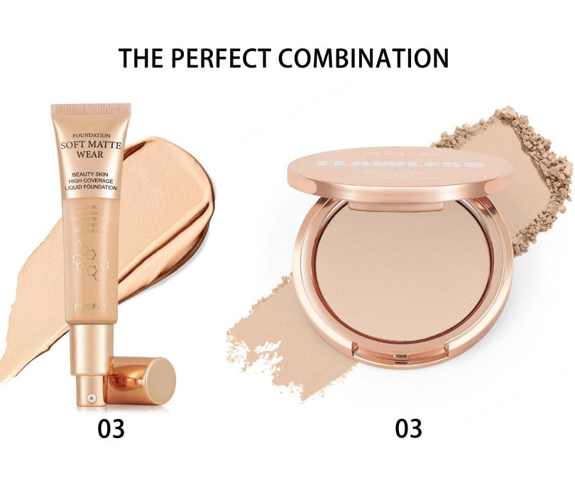 JMT-729482 Matte Setting Pressed Powder for Flawless Finish - 8g
