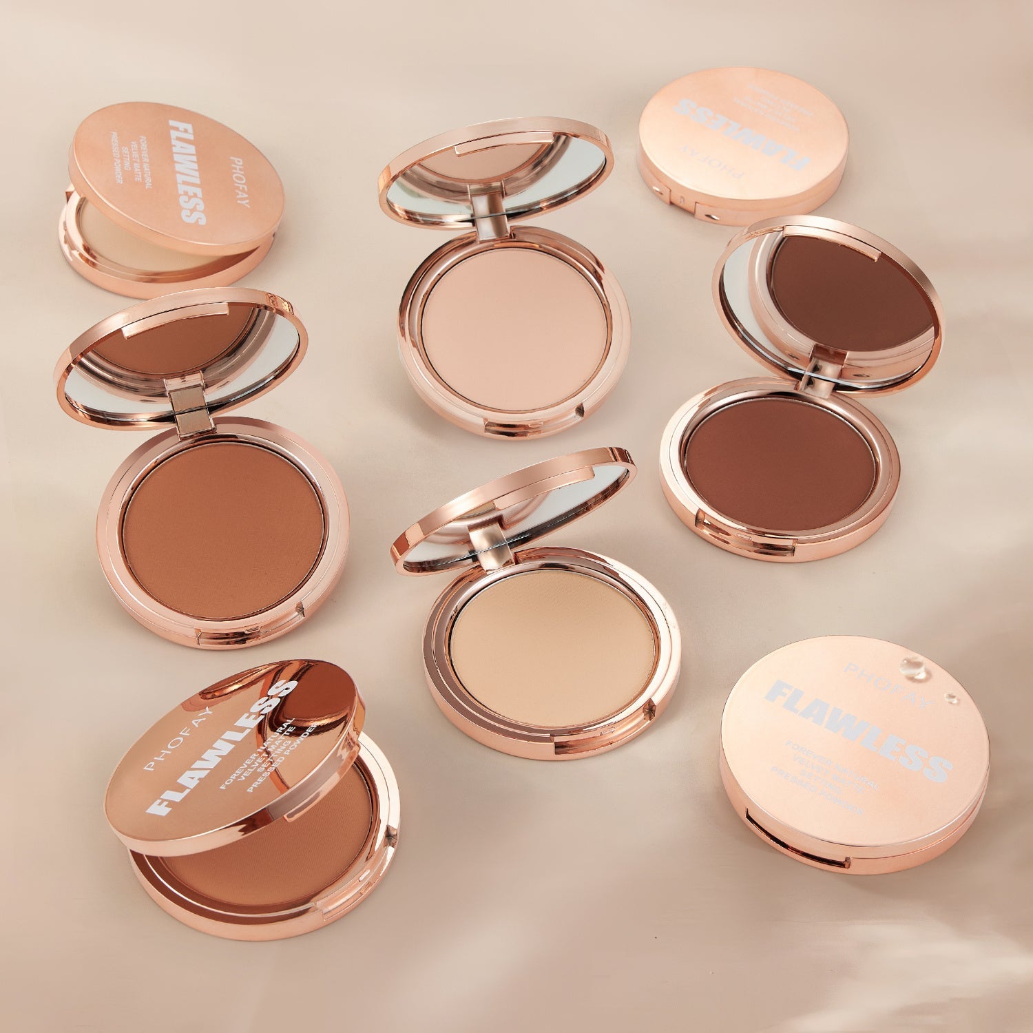 JMT-729482 Matte Setting Pressed Powder for Flawless Finish - 8g