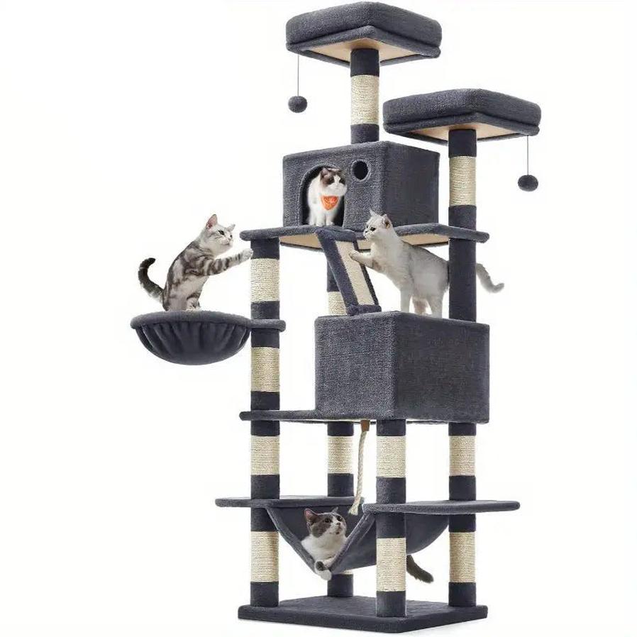JMT-730058 Multi-layer Sisal Cat Climbing Frame - Cute Style in Various Colors
