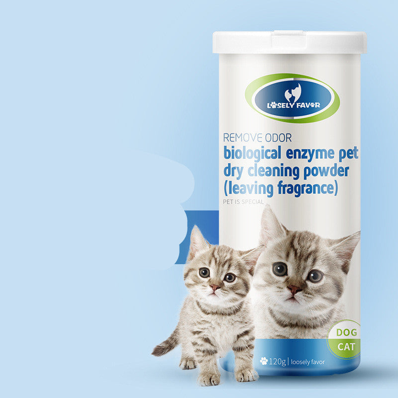 JMT-730122 Pet Dry Cleaning Powder for Dogs and Cats – Cleansing, Nourishing, and Deodorizing Formula with Natural Ingredients