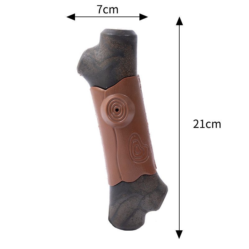 JMT-730186 Durable Indestructible Dog Toy for Aggressive Chewers | Bacon Flavor | Suitable for Large Breeds