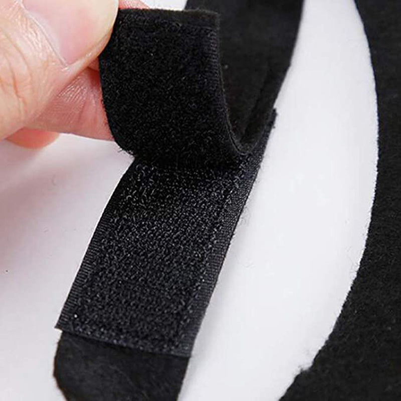 JMT-730826 Bat Wings Costume for Cats and Small Dogs - Black Felt Accessory with Adjustable Velcro Straps