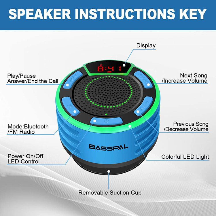 JMT-731210 Portable Bluetooth Audio Speaker - 8W Power, 730mAh Battery, 8-Hour Playback, USB Interface, Bluetooth 5.0