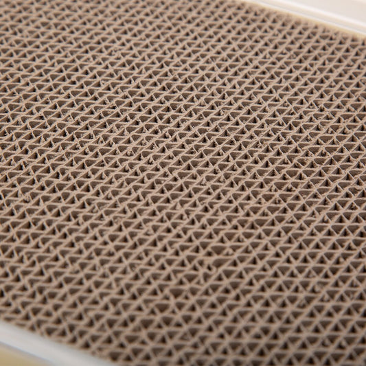 JMT-731210 Round Cat Scratcher and Claw Sharpener - Durable Corrugated Paper Toy for Cats