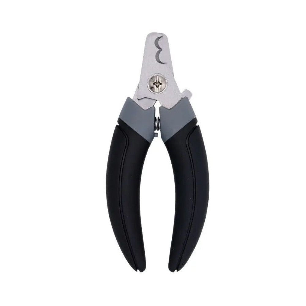 JMT-731274 Stainless Steel Half Moon Blade Nail Clipper for Cats and Dogs - Durable Pet Nail Cutter with Comfortable Handle