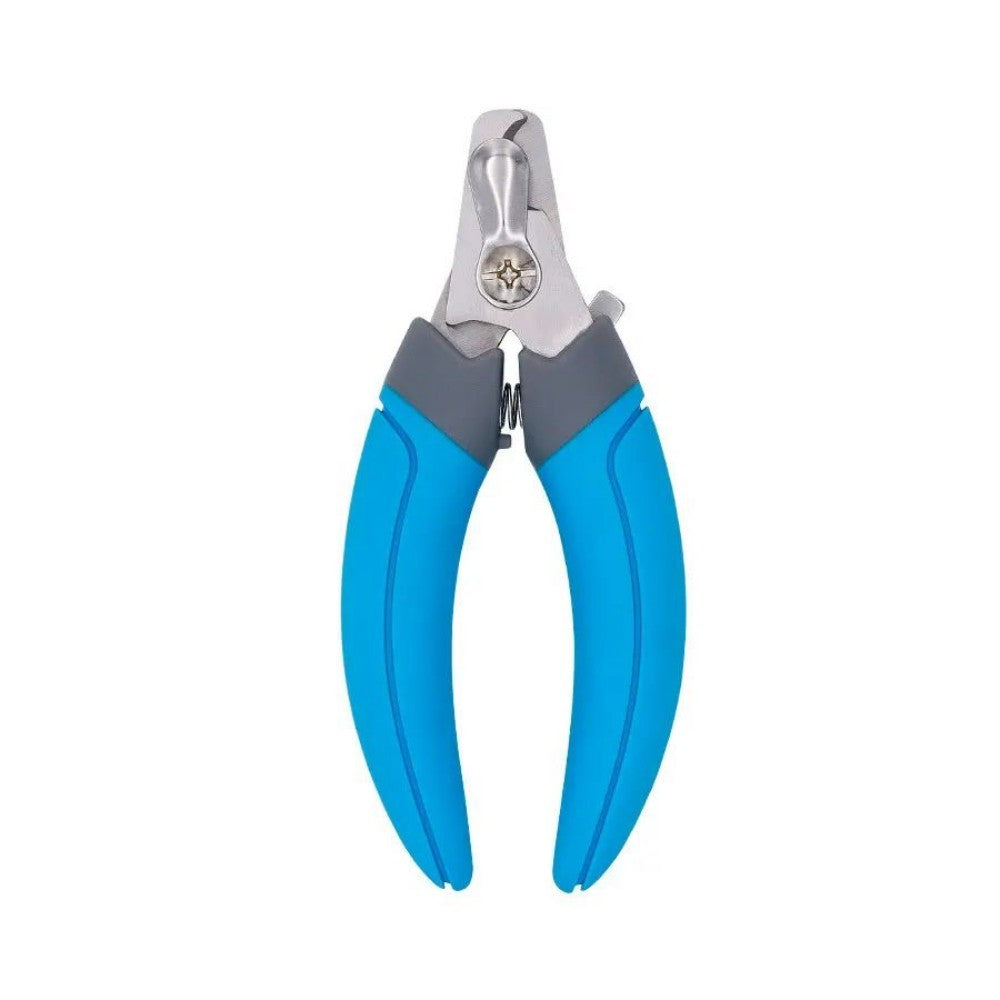 JMT-731274 Stainless Steel Half Moon Blade Nail Clipper for Cats and Dogs - Durable Pet Nail Cutter with Comfortable Handle