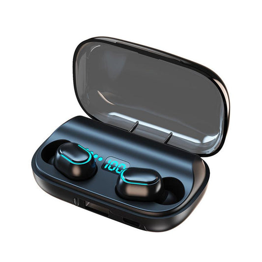 JMT-731338 Wireless Stereo Earphones with Charging Case - Bluetooth 5.0, 3 Hours Music Time, Compact Size