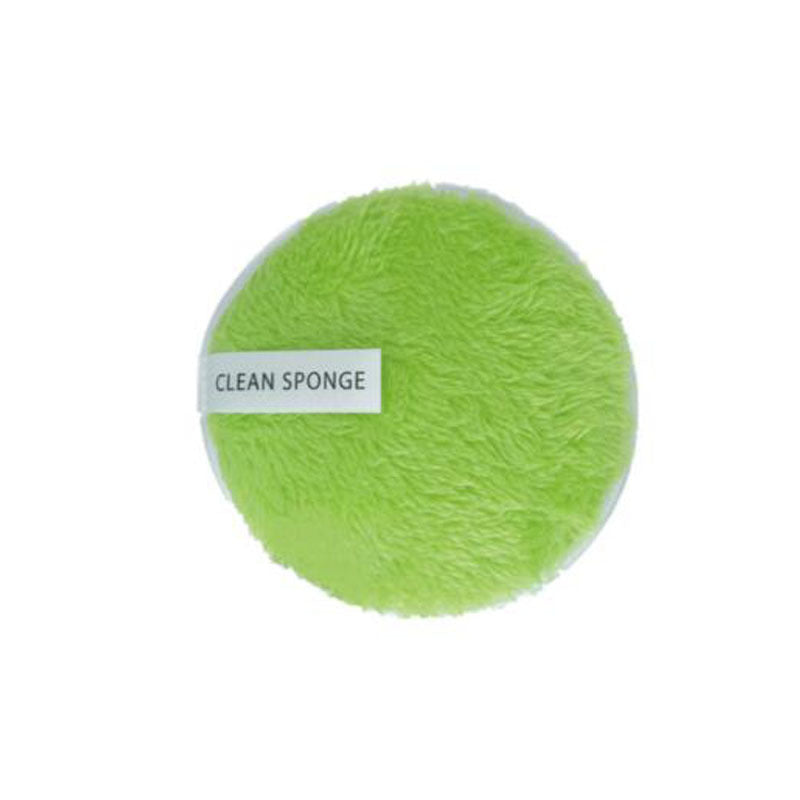 JMT-731466 Long Hair Face Wash and Makeup Remover Puff - Synthetic & Bamboo Fiber, 120mm x 12mm