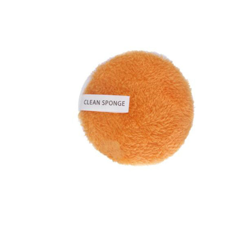 JMT-731466 Long Hair Face Wash and Makeup Remover Puff - Synthetic & Bamboo Fiber, 120mm x 12mm