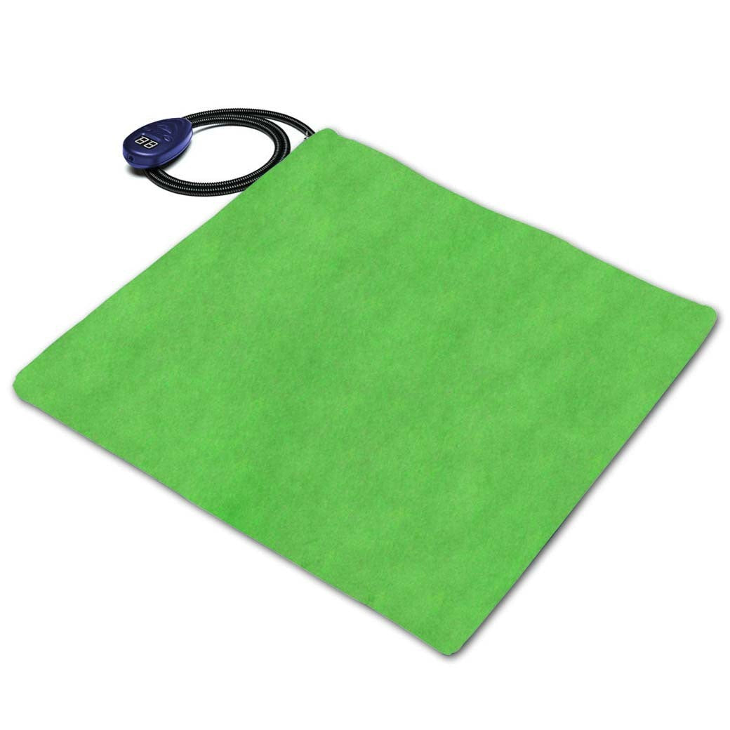 JMT-731658 Electric Waterproof Pet Blanket - 12V, 18W Shearing Flannel, 50cm x 50cm, Available in Red, Green, Blue, Brown