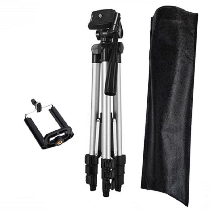 JMT-731722 40-Inch Universal Tripod Stand for Photography, Compatible with Smartphones and Cameras, Adjustable with 360° Rotation and Built-In Level