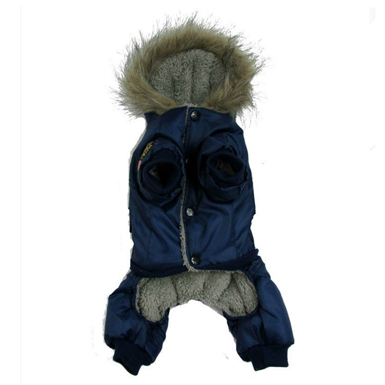 JMT-731978 Cozy Cotton Pet Clothes for Autumn and Winter - Available in Red, Blue, Coffee - Sizes XS to XL