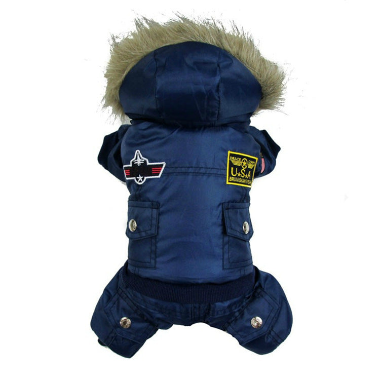 JMT-731978 Cozy Cotton Pet Clothes for Autumn and Winter - Available in Red, Blue, Coffee - Sizes XS to XL