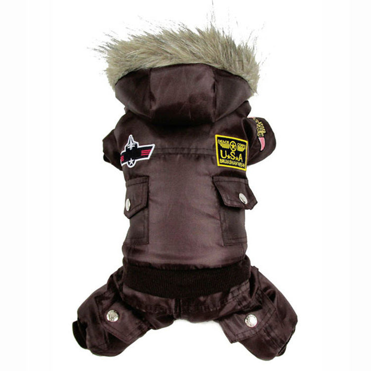 JMT-731978 Cozy Cotton Pet Clothes for Autumn and Winter - Available in Red, Blue, Coffee - Sizes XS to XL
