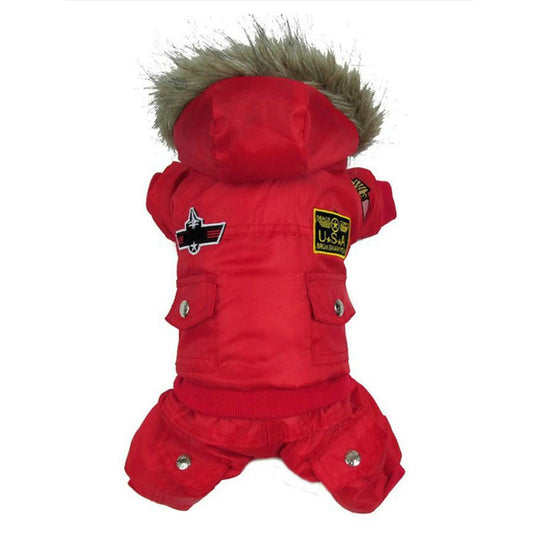 JMT-731978 Cozy Cotton Pet Clothes for Autumn and Winter - Available in Red, Blue, Coffee - Sizes XS to XL