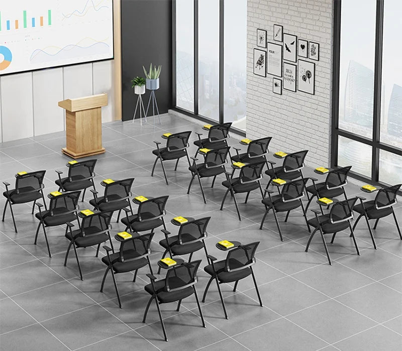 JMT-732106 Folding Mesh Office Chair for Training and Reading Rooms, Suitable for Educational Environments