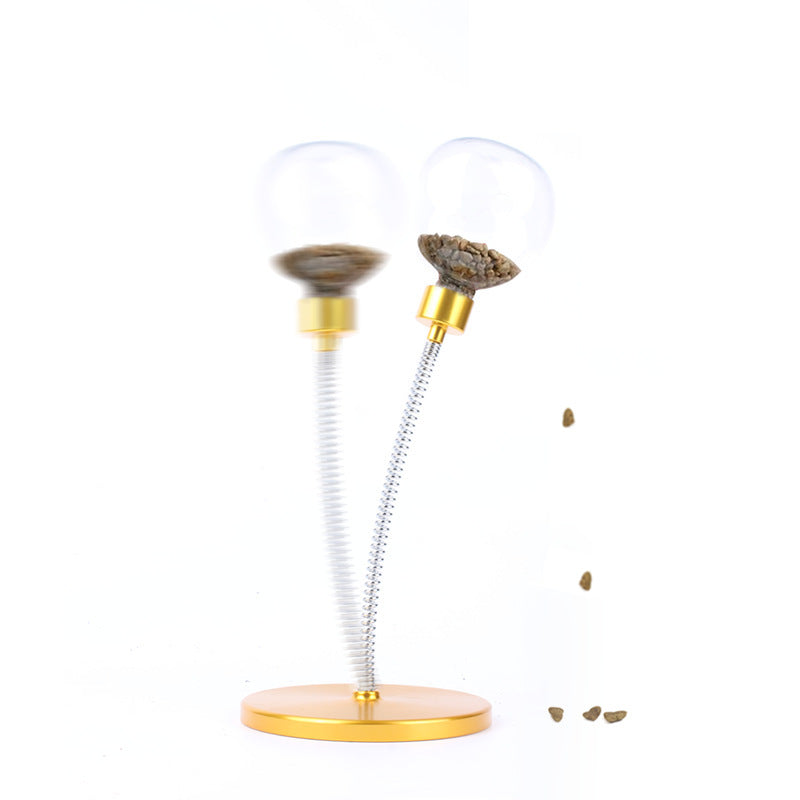 JMT-732362 Interactive Cat Toy Ball with Leaking Feature for Pet Engagement and Education