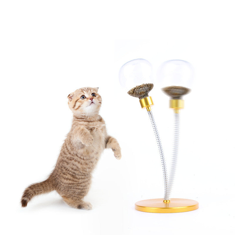 JMT-732362 Interactive Cat Toy Ball with Leaking Feature for Pet Engagement and Education