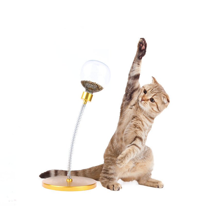 JMT-732362 Interactive Cat Toy Ball with Leaking Feature for Pet Engagement and Education