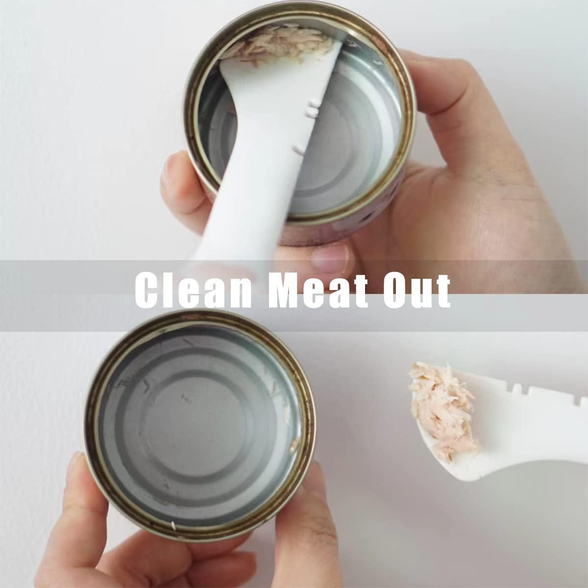 JMT-732426 Pink Cat Food Can Lid and Spoon Set for Convenient Wet Food Storage