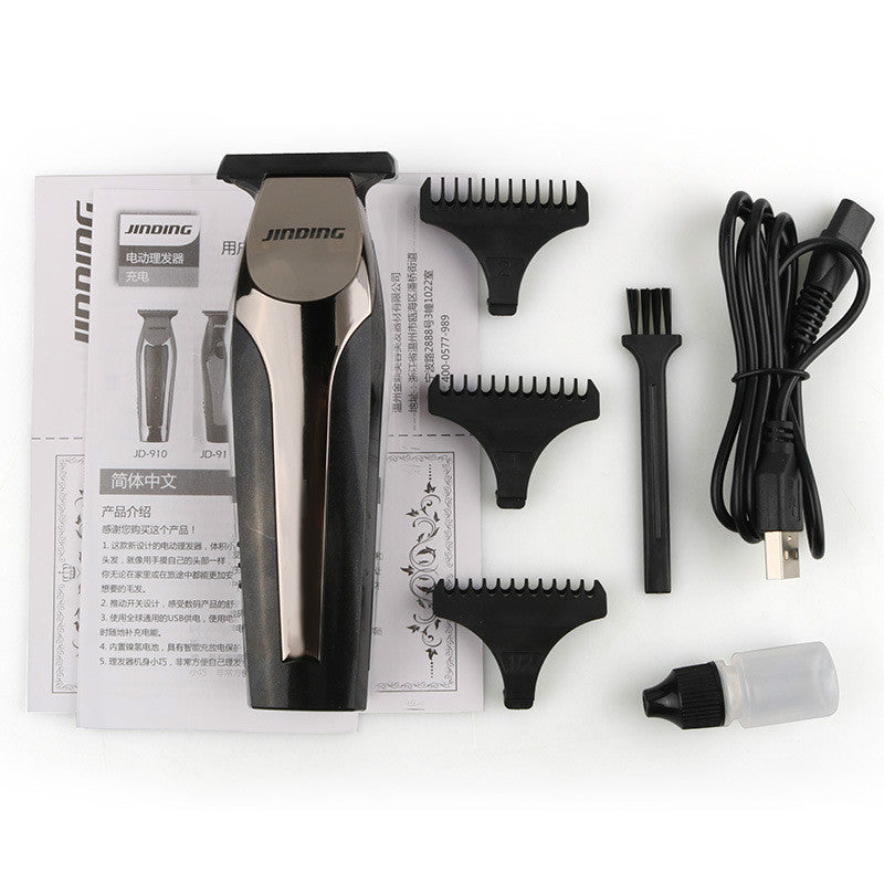 JMT-732746 Compact USB Rechargeable Electric Hair Clipper with Dual Speed Function and LED Indicator