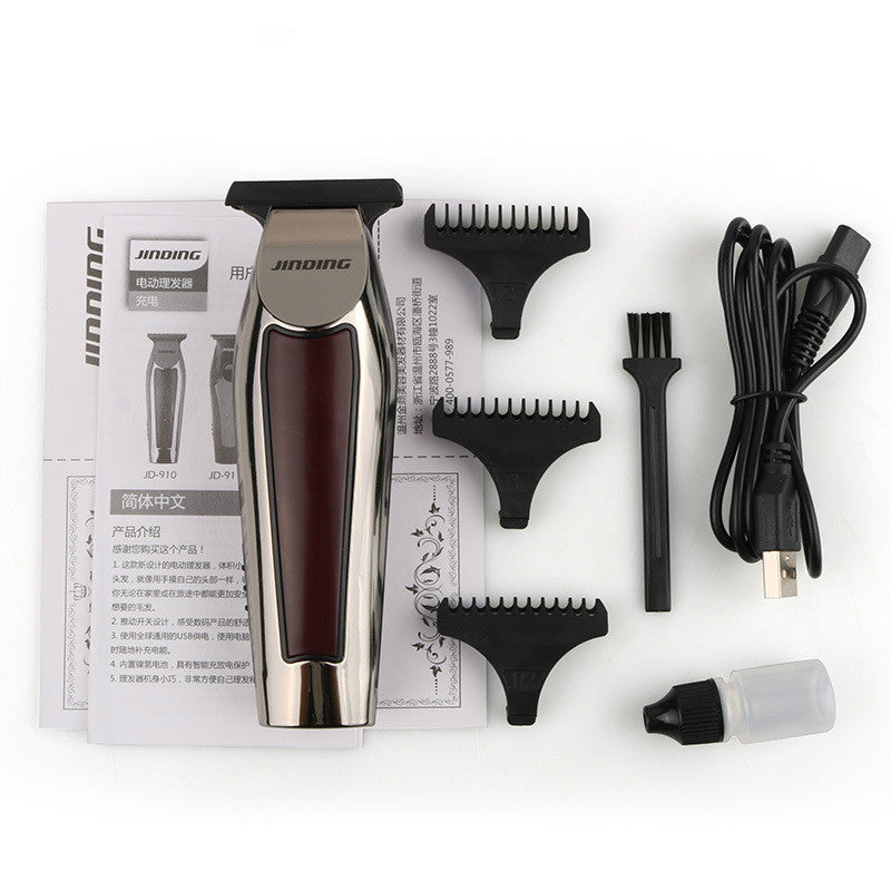JMT-732746 Compact USB Rechargeable Electric Hair Clipper with Dual Speed Function and LED Indicator