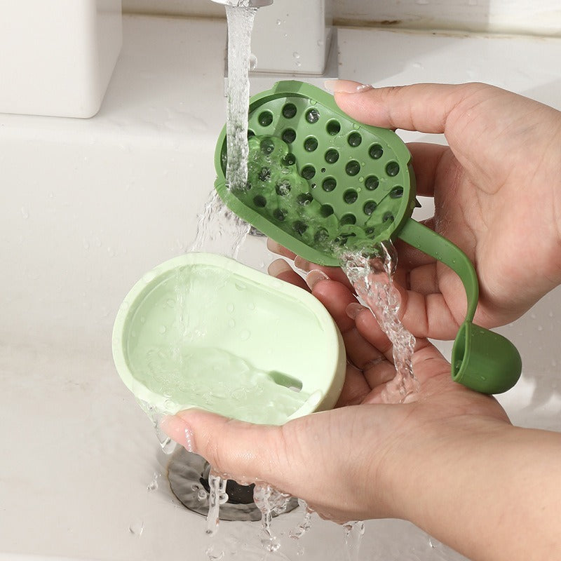 JMT-733578 Soft Gel Bath and Shampoo Brush for Hair and Pet Care - TPR/ABS Material - Multiple Colors Available