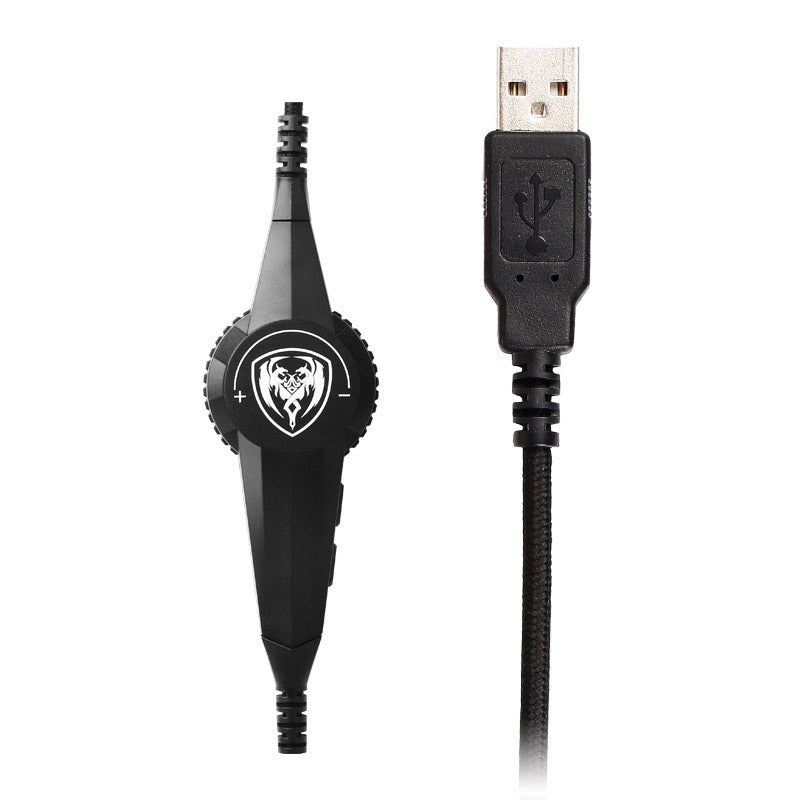 JMT-733834 Over-Ear Wired Gaming Headset with Noise-Cancelling Microphone and 40mm Speaker