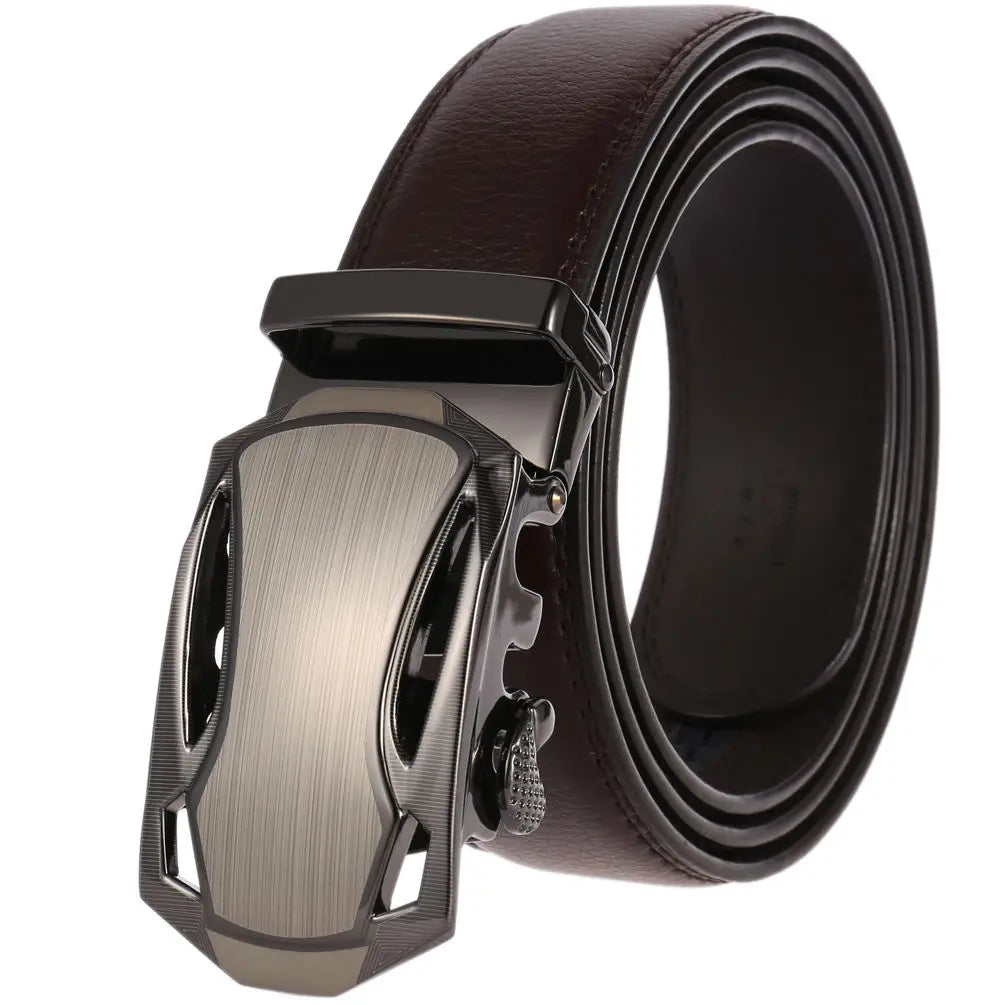 JMT-734090 Men's Genuine Leather Cowboy Belt - Model LY55-8888-1