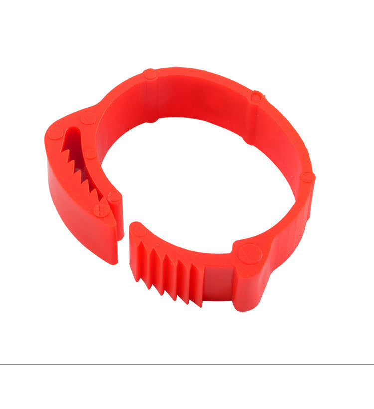 JMT-734154 Chicken Foot Identification Ring with Stitch Marker - Suitable for Chickens, Geese, and Ducks, Randomized Numbers