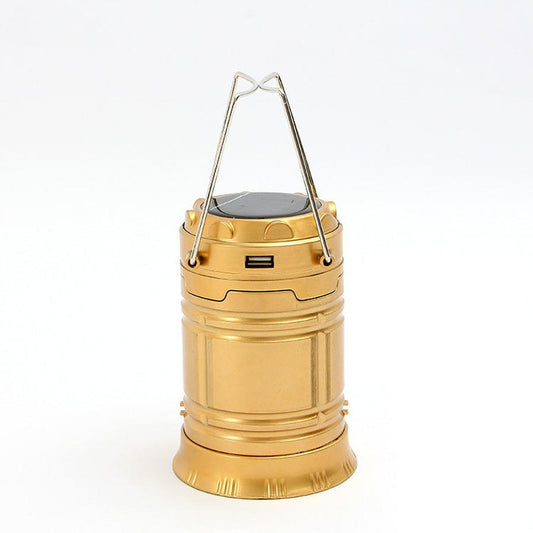 JMT-734538 Solar-Powered 6LED Camping Lantern - Multi-Function Portable Light for Outdoor Use