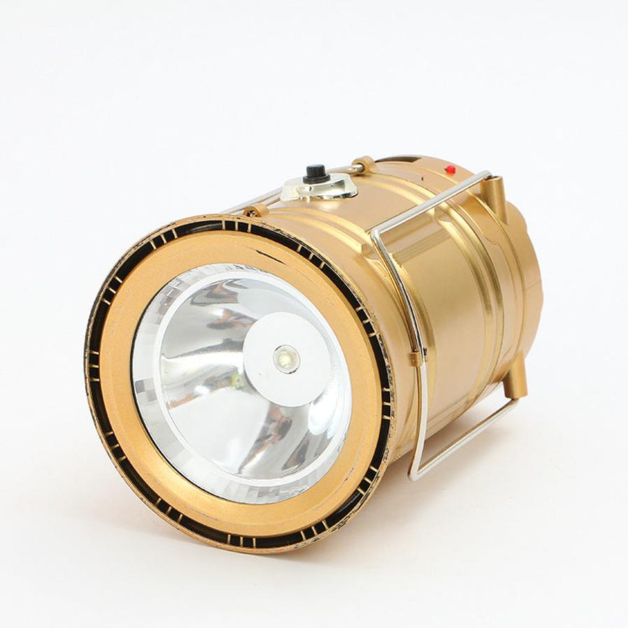JMT-734538 Solar-Powered 6LED Camping Lantern - Multi-Function Portable Light for Outdoor Use