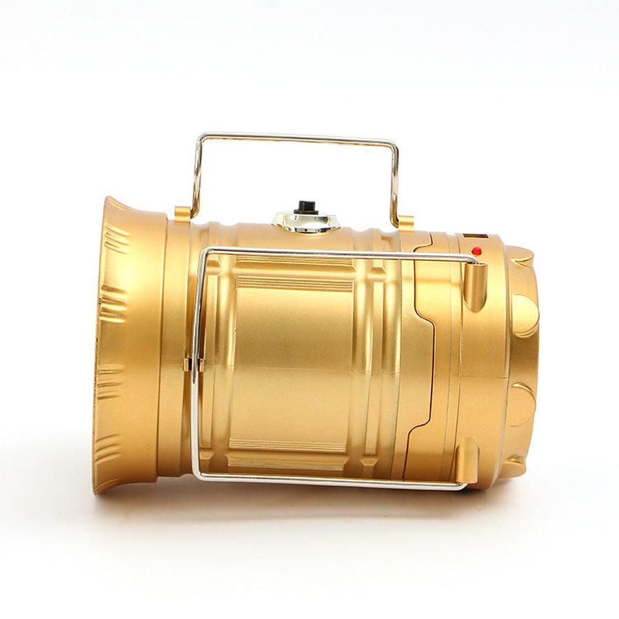JMT-734538 Solar-Powered 6LED Camping Lantern - Multi-Function Portable Light for Outdoor Use