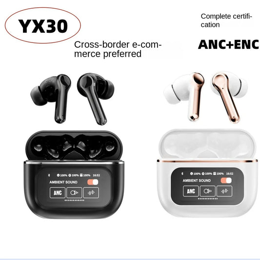 JMT-734666 Wireless Bluetooth In-Ear Headphones with ANC, LED Battery Indicator, and Low Latency for Comfort and Extended Use