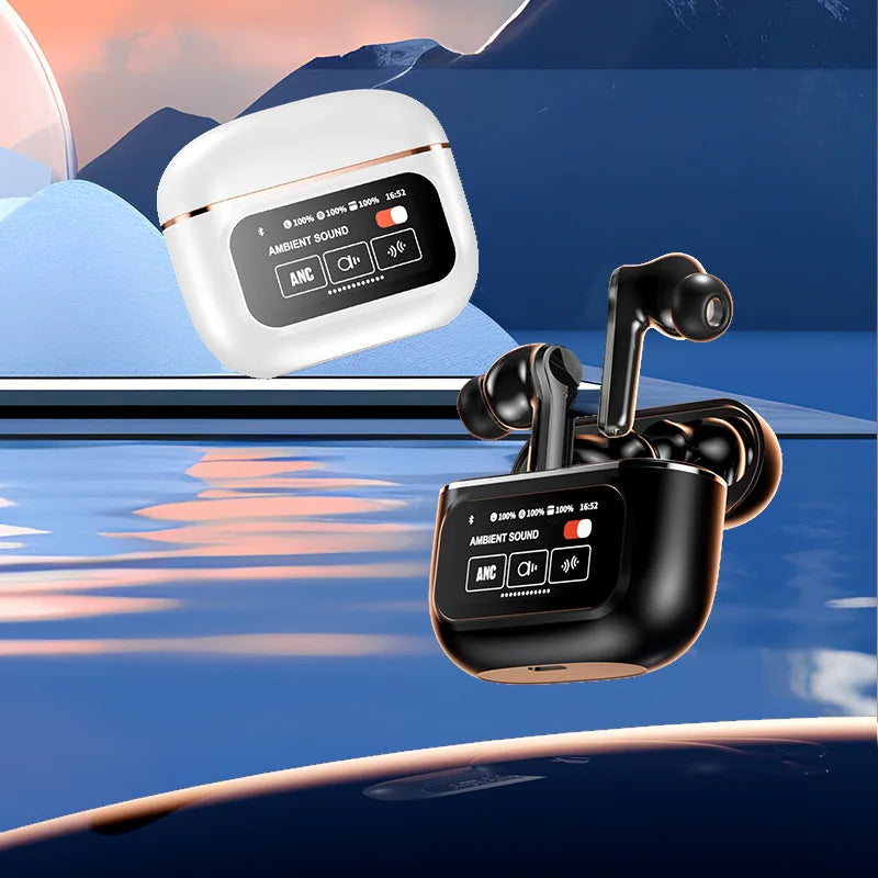 JMT-734666 Wireless Bluetooth In-Ear Headphones with ANC, LED Battery Indicator, and Low Latency for Comfort and Extended Use