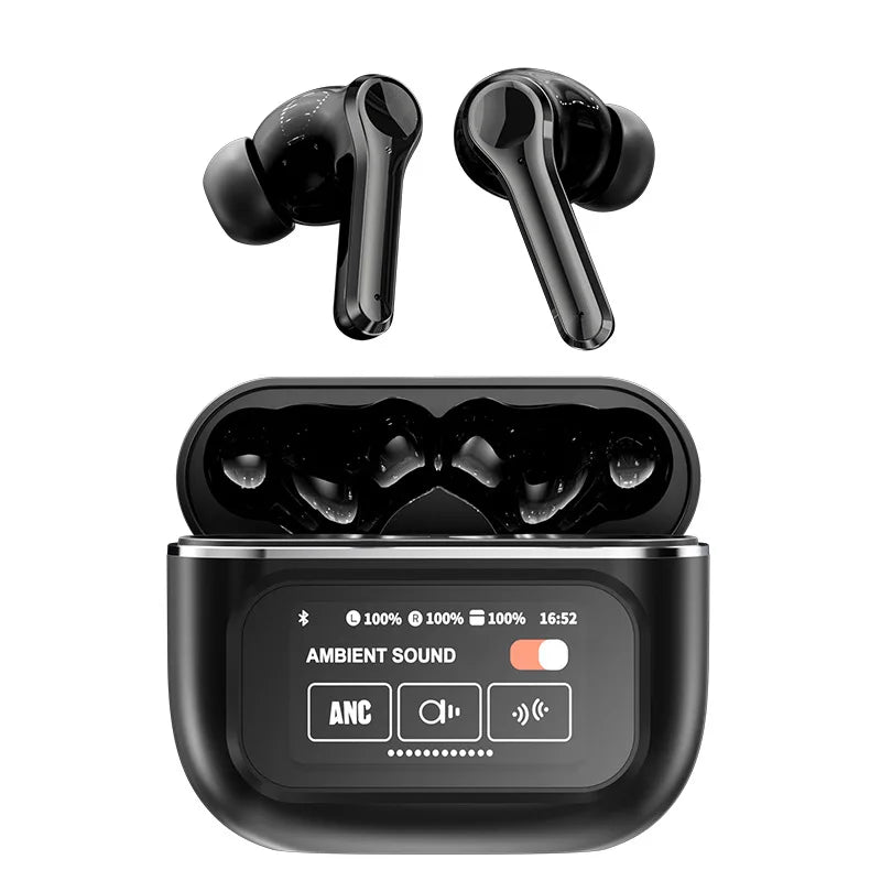 JMT-734666 Wireless Bluetooth In-Ear Headphones with ANC, LED Battery Indicator, and Low Latency for Comfort and Extended Use