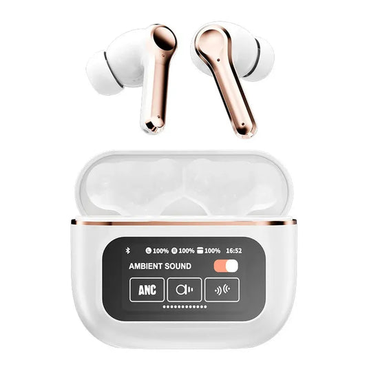 JMT-734666 Wireless Bluetooth In-Ear Headphones with ANC, LED Battery Indicator, and Low Latency for Comfort and Extended Use