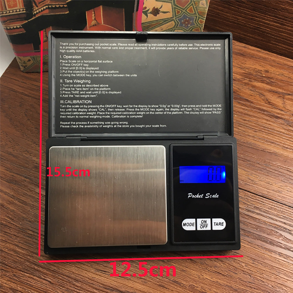 JMT-734730 High Precision Mini Pocket Digital Scale for Accurate Weighing Measurements
