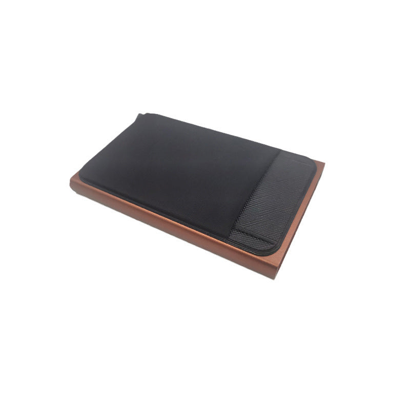 JMT-735178 Automatic Pop-Up Card Holder RFID Protected, Smooth Aluminum & Plastic Design, Compact Size