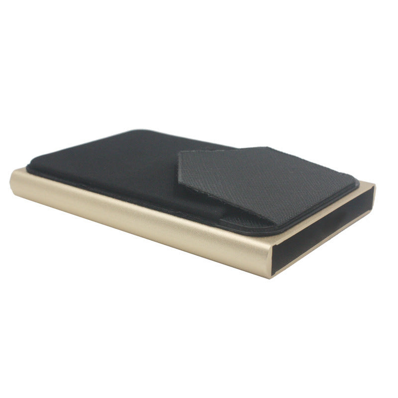 JMT-735178 Automatic Pop-Up Card Holder RFID Protected, Smooth Aluminum & Plastic Design, Compact Size