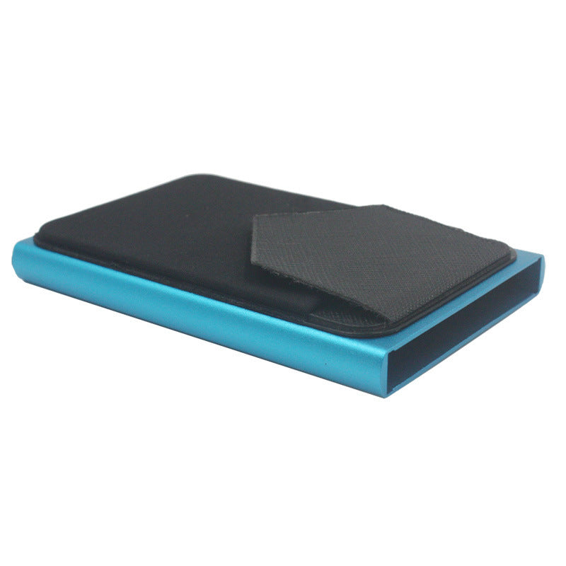 JMT-735178 Automatic Pop-Up Card Holder RFID Protected, Smooth Aluminum & Plastic Design, Compact Size