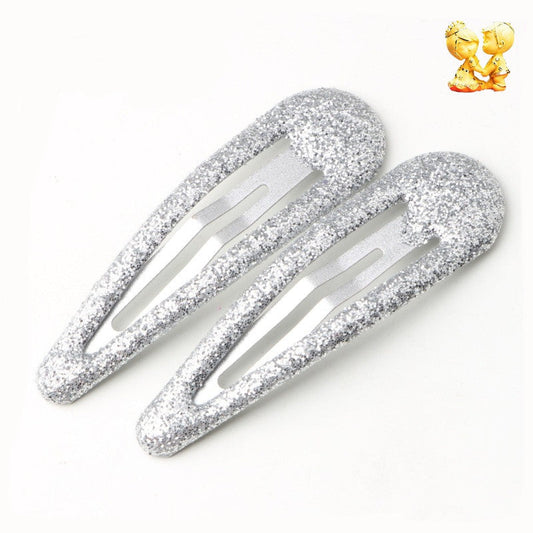 JMT-735178 Korean Sequined Hairpin Headdress for Women - Colorful Dripping Clip 4.8CM