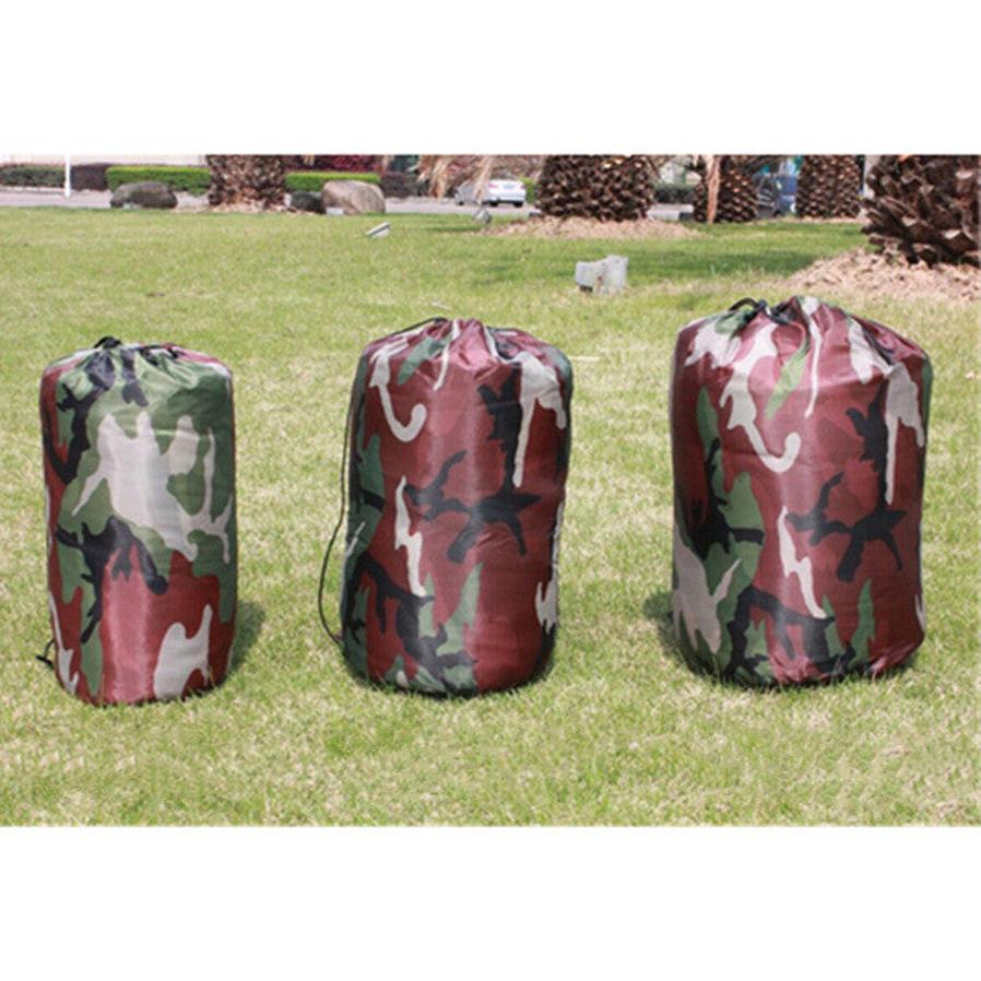JMT-735690 Camouflage Emergency Sleeping Bag for Camping and Outdoor Use