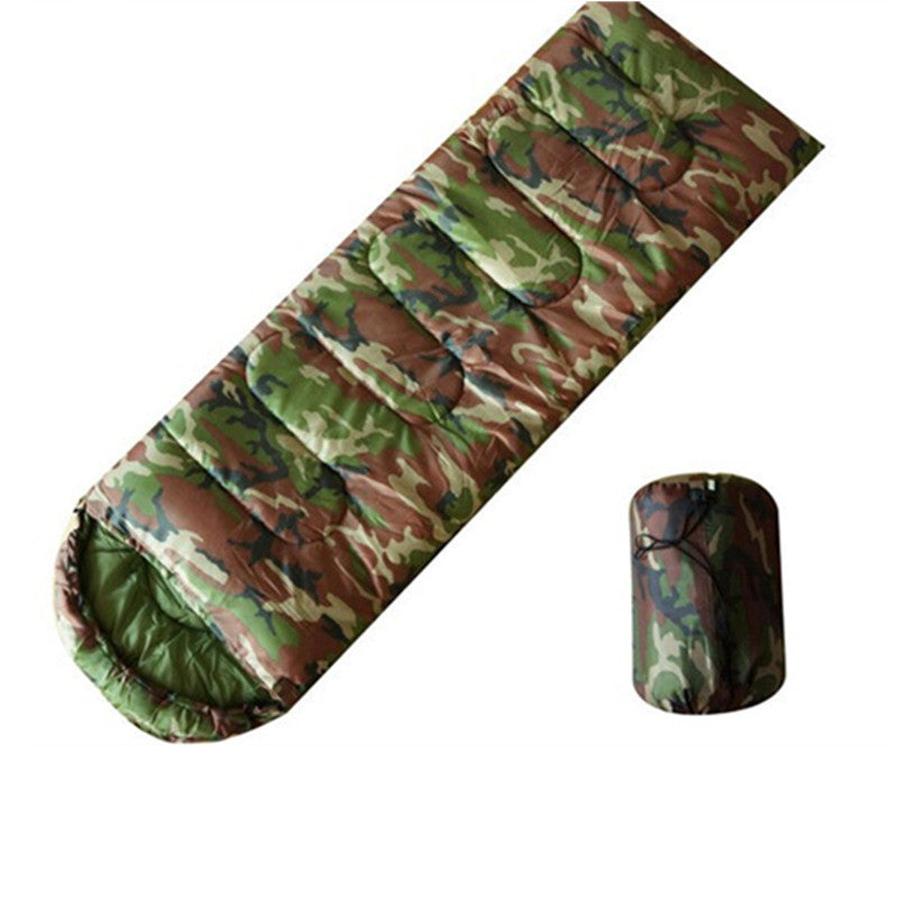 JMT-735690 Camouflage Emergency Sleeping Bag for Camping and Outdoor Use