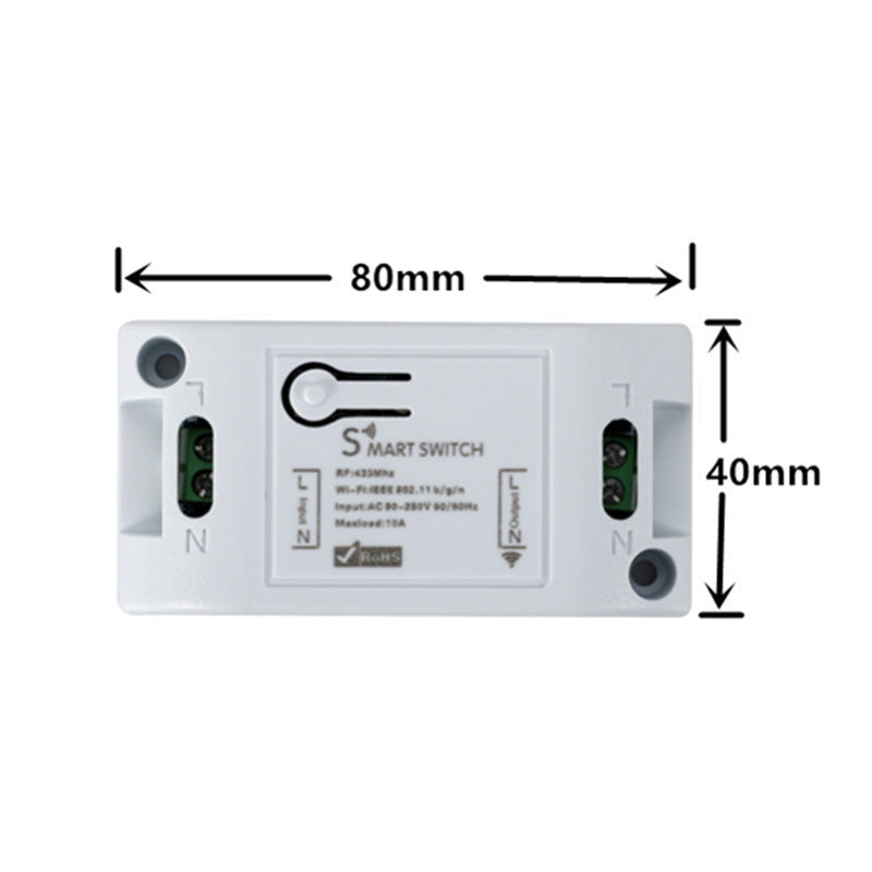 JMT-735818 Smart Wireless Remote Control Switch | 433MHz Remote for Household Lighting, 220V, Max 1100W Load, 30m Range